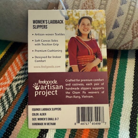 Feelgoodz Equinox Laidback women's slippers size small 6 - 7 NWT - Picture 5 of 6